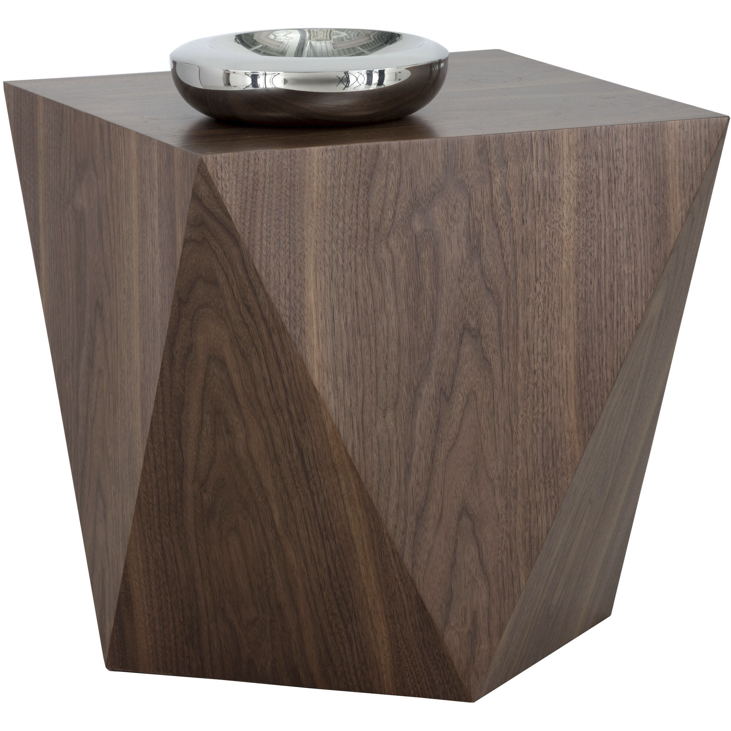 Timmons 22 X 21.5 inch Walnut End Table